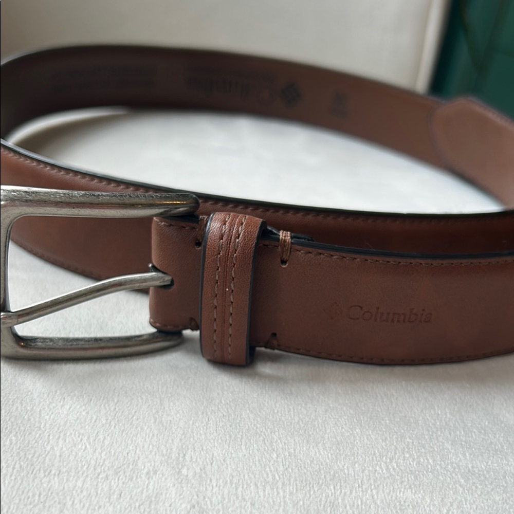 Columbia Brown Leather Belt Timeless Design